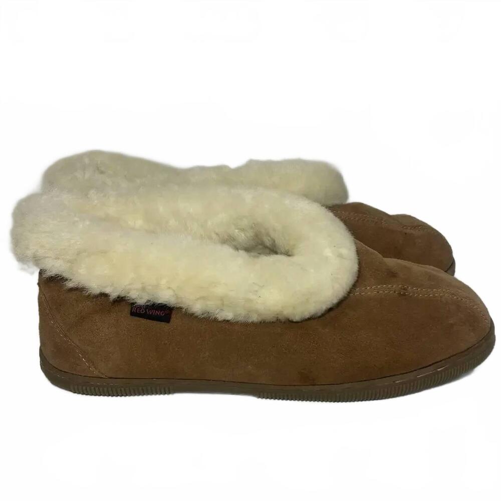 NEW RED WING SHOES women's juliet slippers in chestnut
